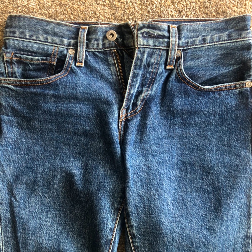 LEVI’s Made and Crafted 511™ SLIM FIT MEN'S JEANS 28 x 34 like new Mid Stonewash